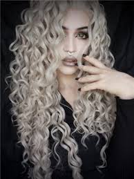 Long Grey Curly Hairstyle Synthetic Lace Front Wig Synthetic Lace Wigs Curly Hair Styles Synthetic Lace Front Wigs