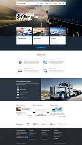 Trucking Transportation And Logistics Psd Template Website Design Inspiration Website Template Design Web Design Websites