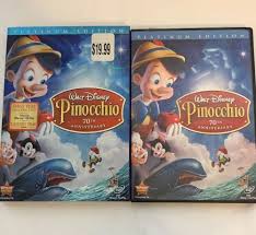 Pinocchio Dvd 2009 2 Disc Set 70th Anniversary Platinum Edition Ebay Pinocchio 70th Anniversary Disney And More