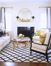 A Bright Black And White Living Room Black And White Living Room Living Room White White Living Room