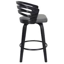 Racer counter stool tait stone in 2020 upholstered chairs. Joanna Modern Black Gray Faux Leather Counter Stool Eurway