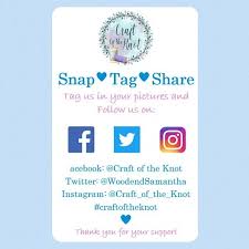 Thingiverse is a universe of things. Snap Tag And Share Cards Qty 20 Customisable Conscious Crafties