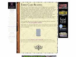 A small effort, yes, but necessary to offer you a psychic reading and tarot cards that are as true, truthful and reliable as possible! Salem Tarot S Free Three Card Spread Reviewed By The Psychic Dude