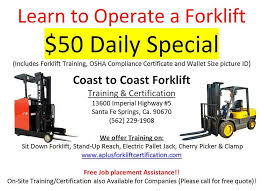 You will love certifying online with liftoff certifications thanks to our innovative online learning platform. Coast To Coast Forklift Training Get Forklift Training And Certified Within Two Hours Must Be 18 And Over No Drivers License Needed To Operate A Forklift Call Us Today To Schedule