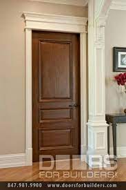 Although slightly more expensive, this wood is a reliable choice for exterior as well as interior doors. Cherry With White Trim Wood Doors Interior Traditional Interior Doors Solid Wood Interior Door