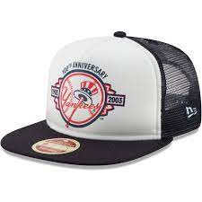 New York Yankees New Era Cooperstown Collection Foam Trucker 9fifty Snapback Adjustable Hat White Navy Yankees Fitted Hat Adjustable Hat Yankee Fitted