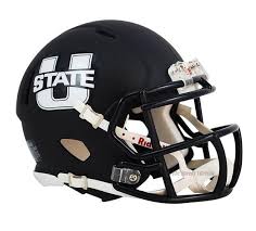 Related puzzles to ncaa utah state football helmet logo. Utah State Aggies Navy Riddell Speed Mini Football Helmet The Speedy Cheetah