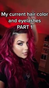 Discover my current hair color and eyelashes!
