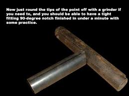 Some design software has a template maker built in, but i use an online tool called metal geek tube coping calculator. Chop Saw Notching 101 With Pictures Pirate 4x4