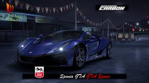 As a sign of its exclusivity only 99 units of this supercar will be built. Need For Speed Carbon Downloads Addons Mods Cars Spania Gta Gta Spano 2016 Binary Nfsaddons