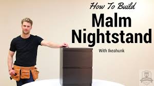 Ikea malm bedside table attachment. How To Assemble Ikea Malm Nightstand Youtube