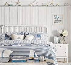 Beach Bedroom Decorating Ideas Coastal Themed Bedrooms Seaside Cottage Decorating Ideas Coastal Living Nautisches Schlafzimmer Bett Metall Schlafzimmer Deko