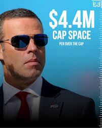 Salary Cap Update*** The #Bills have $4.4M in salary cap space per Over the  Cap. #BillsMafia #GoBills