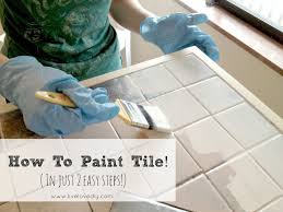 tile countertops, painting ceramic tiles