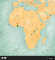 A ghana map featuring major cities, roads and waterways. Map Africa Ghana Image Photo Free Trial Bigstock