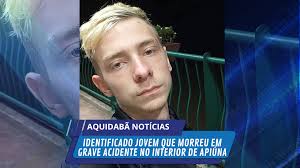 Identificado jovem que morreu em grave acidente no interior de Apiúna