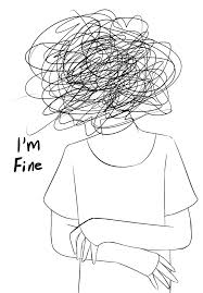 I M Fine Meaningful Drawings Emotional Art Drawing Feelings