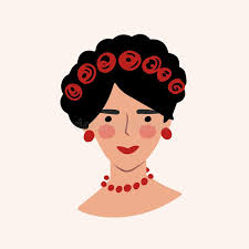 680 x 544 jpeg 65 кб. Female Portrait Of A Mexican Woman With Black Hair A Wreath Of Roses Female Portrait Vector Color Illustration In Flat Style Stock Illustration Illustration Of Brunette Beads 173671994