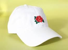 New Rose Baseball Hat Dad Hat Low Profile White Pink Black Casquette Embroidered Unisex Adjustable S Dad Hats Baseball Caps Dad Hats Trendy Hat