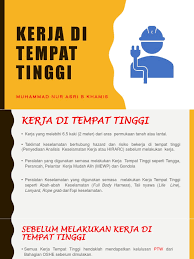 Rencana bekerja di ketinggian 3. Modul Latihan Kerja Di Tempat Tinggi