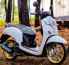 Modifikasi scoopy esp 130cc | modifikasi scoopy simple подробнее. Modifikasi Scoopy Warna Putih Original Mutiara Metalik Doff Dan Polos Racing 48