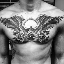 Angel and demon wings tattoos on lower back. Top 39 Wing Chest Tattoo Ideas 2021 Inspiration Guide