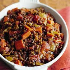 Stewed Lentils Tomatoes Updated Barefoot Contessa Recipe In 2020 Recipes Vegetarian Dishes Vegetarian Recipes