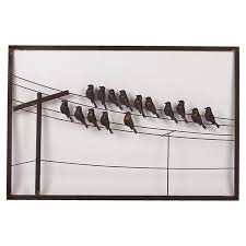 Birds On A Wire Wall Art Birds On A Wire Wall Decor Bird Wall Decor Metal Wall Hangings Wall Decor