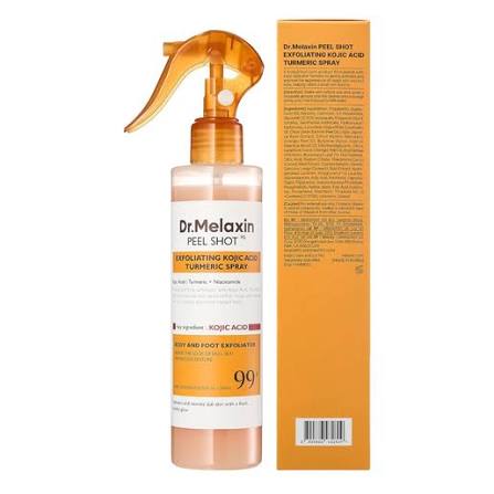 Dr Melaxin, Peel Shot, Kojic & Turmeric Spray, For Exfoliation - 200 Ml
