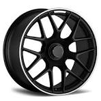 REP 852 MB MATTE BLACK MACHINED LIP 19X9.5 5X112 WHEEL