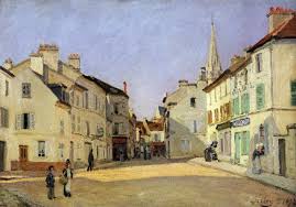 Argenteuil @villeargenteuil, il y a 2 jours. Alfred Sisley Rue De La Chaussee Argenteuil Square Argenteuil Art Print