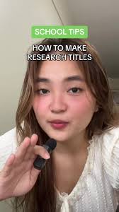 How to Craft Research Titles for First-Time Researchers