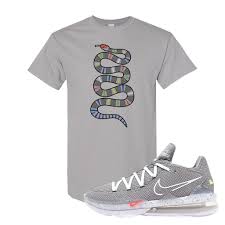 Great prices and discounts on the best basketball shoes. Lebron 17 Low Particle Grey T Shirt Gravel Coiled Snake Cap Swag
