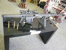 These are dedicated sniper rifles, meaning designed from the ground up to arm cold or friendly snipers to shoot someone or something from far, far away. Barrett M82 Wikipedia