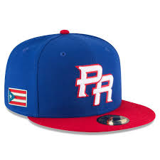 Puerto Rico Baseball New Era 2017 World Baseball Classic Embroidered Patch 59fifty Fitted Hat World Baseball Classic World Baseball Classic 2017 Fitted Hats