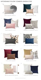 20 Very Affordable Pillow Combos Our 5 No Fail Combo Rules Emily Henderson Throw Pillows Living Room Living Room Pillows Bedroom Pillows Arrangement