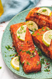 A hot oven can produce tender, moist, flaky meat every time. Easy Baked Salmon With Swet Spicy Dry Rub A Mind Full Mom