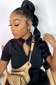 39 Bubble Braids Masterpieces For Braided Hairstyles Curly Craze Hair Ponytail Styles High Ponytail Hairstyles Weave Ponytail Hairstyles
