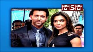 Hrithik Roshan And Deepika Padukone Together In A Film Hrithik Roshan Deepika Padukone Fun To Be One