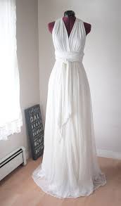 Ivory Convertible Infinity Dress With Silk Chiffon Skirt Overlay Floor Length 2019 Ivory Convertible Infin Chiffon White Dress Trendy Dresses Infinity Dress