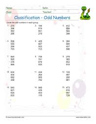 The number of dolphins in the ocean 14. Numbers Worksheets Number Pattern And Sequence Odd And Even Numbers