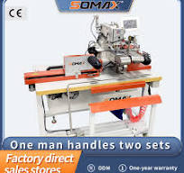 New Technology SOMAX SM-07A Full Automatic T-shirt POLO Shirt Bottom Sewing  Machine High Efficient Bottom Hemming Machine