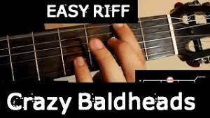 Guitar chords only, lyrics and melody may be included. Crazy Baldheads Bob Marley Easy Guitar Youtube