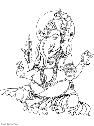 The spruce / wenjia tang take a break and have some fun with this collection of free, printable co. Lord Ganesha Coloring Pages For Kids Pitara Kids Network Coloring Library