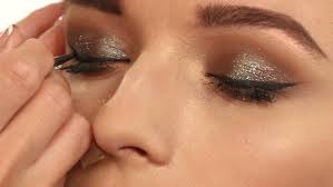 eye makeup woman applying eyeshadow