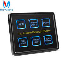 We did not find results for: Mictuning 12v 24v Touch Screen Switches Panel 6 Gang Led Switch Panel Slim Touch Control Panel Box For Car Marine Boat Caravan Car Light Accessories Aliexpress