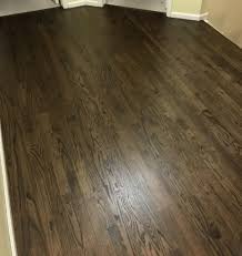 Red Oak With Dark Walnut Stain Denver Hardwood Flooring Refinishing Installation