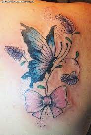 Tatuaje De Mariposas Lazos Flores Zonatattoos Com Tatuajes De Hoja Tatuaje De La Hoja De Arce Tatuajes