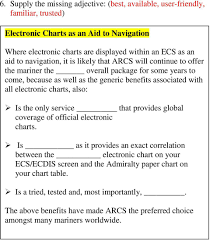 27 Sea Charts Exercises Admiralty Guide To Electronic