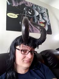 What could I use to make his horns ?